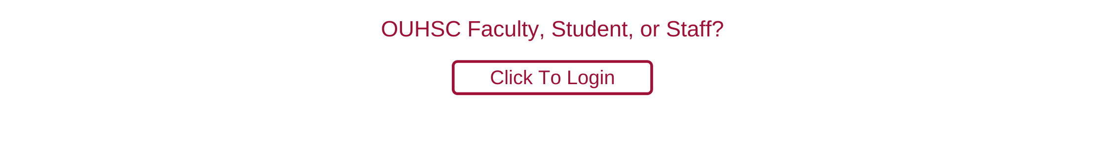 OUHSC Faculty, Student, or Staff Login